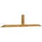 Ekena Millwork Portland Rough Sawn Timber Gable Bracket, Western Red Cedar, 108"W x 22"H x 4"D x 4"F, 5/12 Pitch GBW108X22X0404POR00RWR - alternate 3